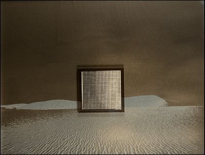 Mack, Heinz: Sahara Station 9. Heinz Mack 
1931 Lollar 
Maler, Bildhauer und Hauptvertreter der 