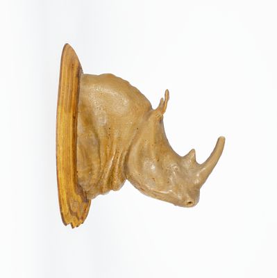 Nagel, Peter: Nashorn. Peter Nagel 
1963 Soest 
Objektk&uuml;nstler und Bildhauer in D&uuml;sseldorf; 