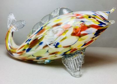 מורנו - דג צבעוני גדול 
שנות ה50-60 . מצב מושלם . אורך 25 סמ .