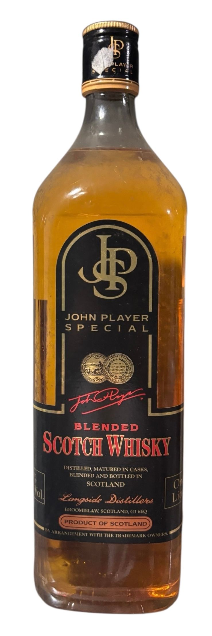 וויסקי סקוטי - JOHN PLAYER SPEICAL - מצב טוב מאוד