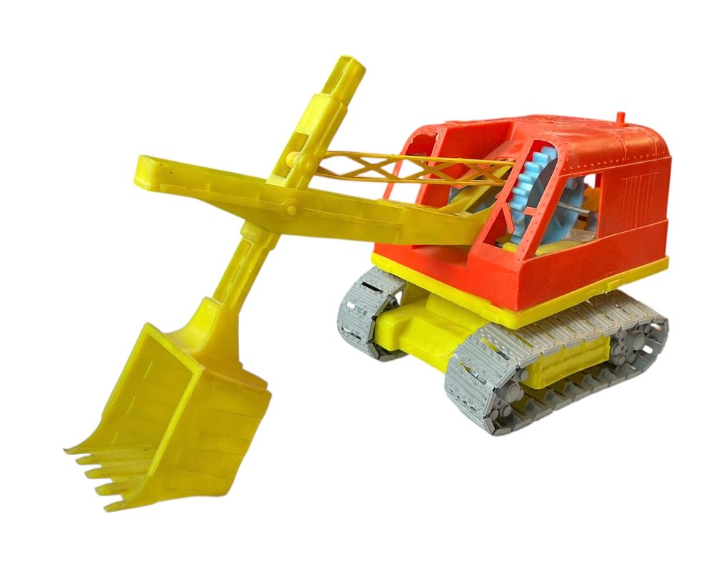 ישראליאנה - צעצוע פלסטיק ישראלי 
צעצוע טרקטור באגר זחלי 
תוצרת בלתי שביר - צעצועי פלסטיק 