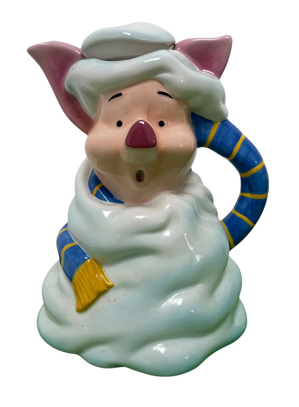 קומקום תה - דיסני - וינטג' 
מעוצב כראש של חזרזיר, עטוף בשלג/שמיכה לבנה עם כובע וצעיף פסים 