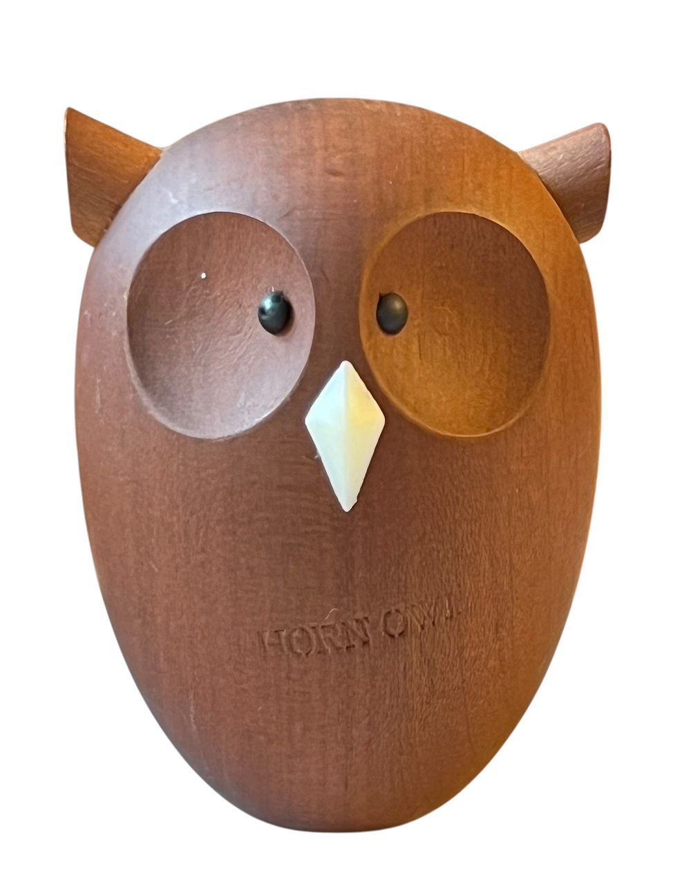 ROYAL PET - בובת עץ טיק יפנית 
פיגורת ינשוף 
שנות ה - 60. 
תוצרת SENSHUKAI יפן. 
עיצוב בהשראה 