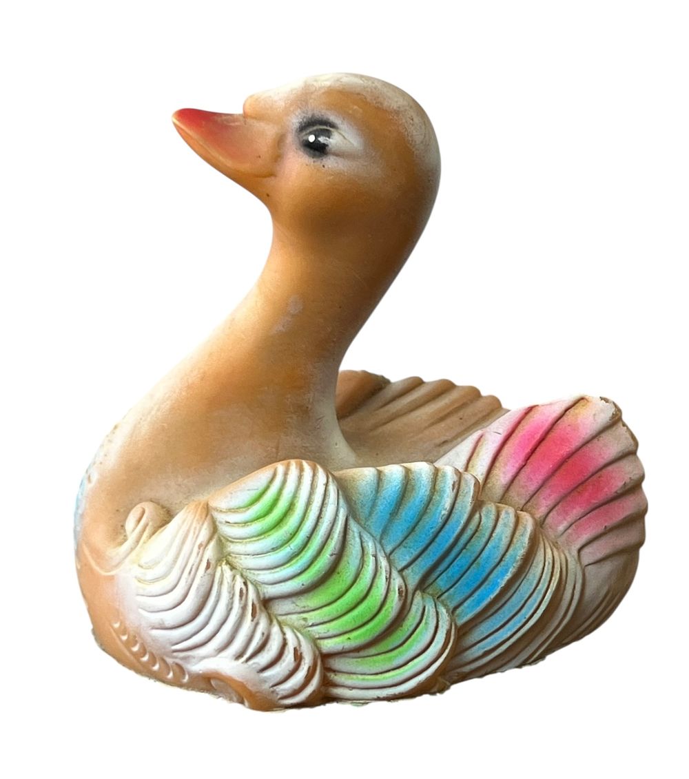 MAYER - מאייר - בובת גומי 
מאייר מפעל הצעצועים הישראלי - פתח תקווה שנות ה50-60 
בובת ברווז 