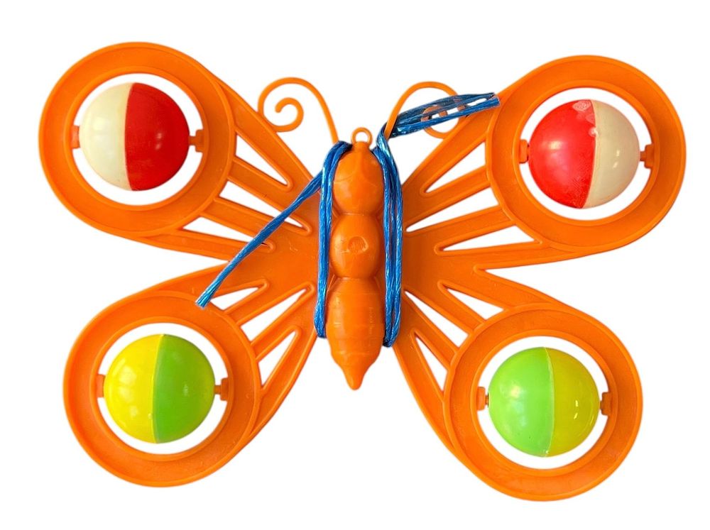 ישראליאנה - צעצוע לילדים - "הצעצוע הבלתי שביר - לפעוטות בפרוטות" 
צעצוע/רעשן בצורת פרפר 