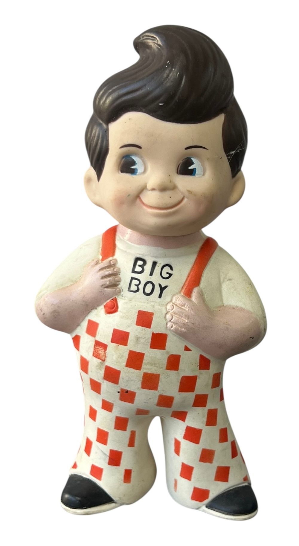קופת חסכון - Big boy 
קופת גומי בדמות ילד, פרסומת למסעדה האמריקאית Big boy 
ארה"ב, 1973 
גובה 