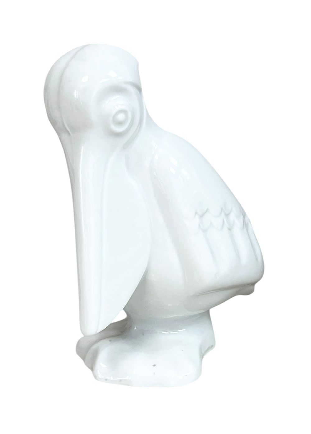 נעמן - פיגורת שקנאי לבן 
פיגורת פורצלן ישראלי, גודל בינוני 
15*13 סמ 
מדבקת יצרן