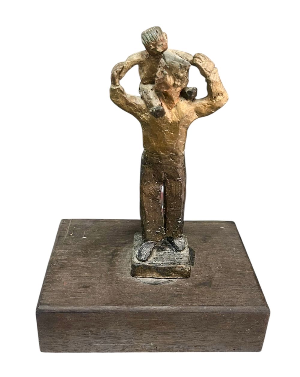 Temima gezari - תמימה גזארי - פסלון ברונזה 
תמימה גזארי אמנית אמריקאית יהודיה 1905-2009 