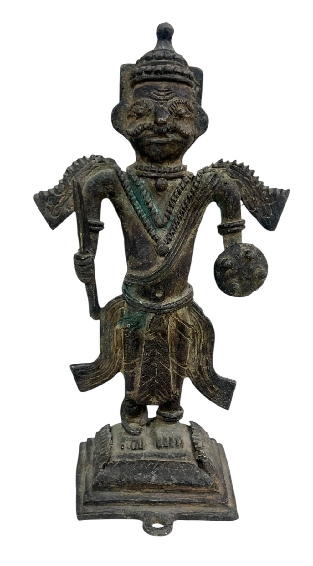 Hanuman - פסלון אל הינדי וינטג' 
פליז 
משוערך שנות ה50-60 
17*9 ס"מ