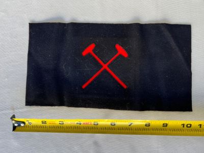 Indian Wars Artillery Mechanic Sleeve Insignia. 1 total like new