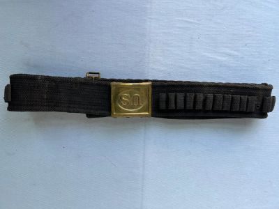 Scarce Spanish American War Mills Pistol Belt. A quite scarce Spanish-American war era canvas 