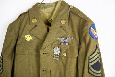 Identified WWII 8th Air Force Uniform Group. A very nice World War II uniform group belonging to 