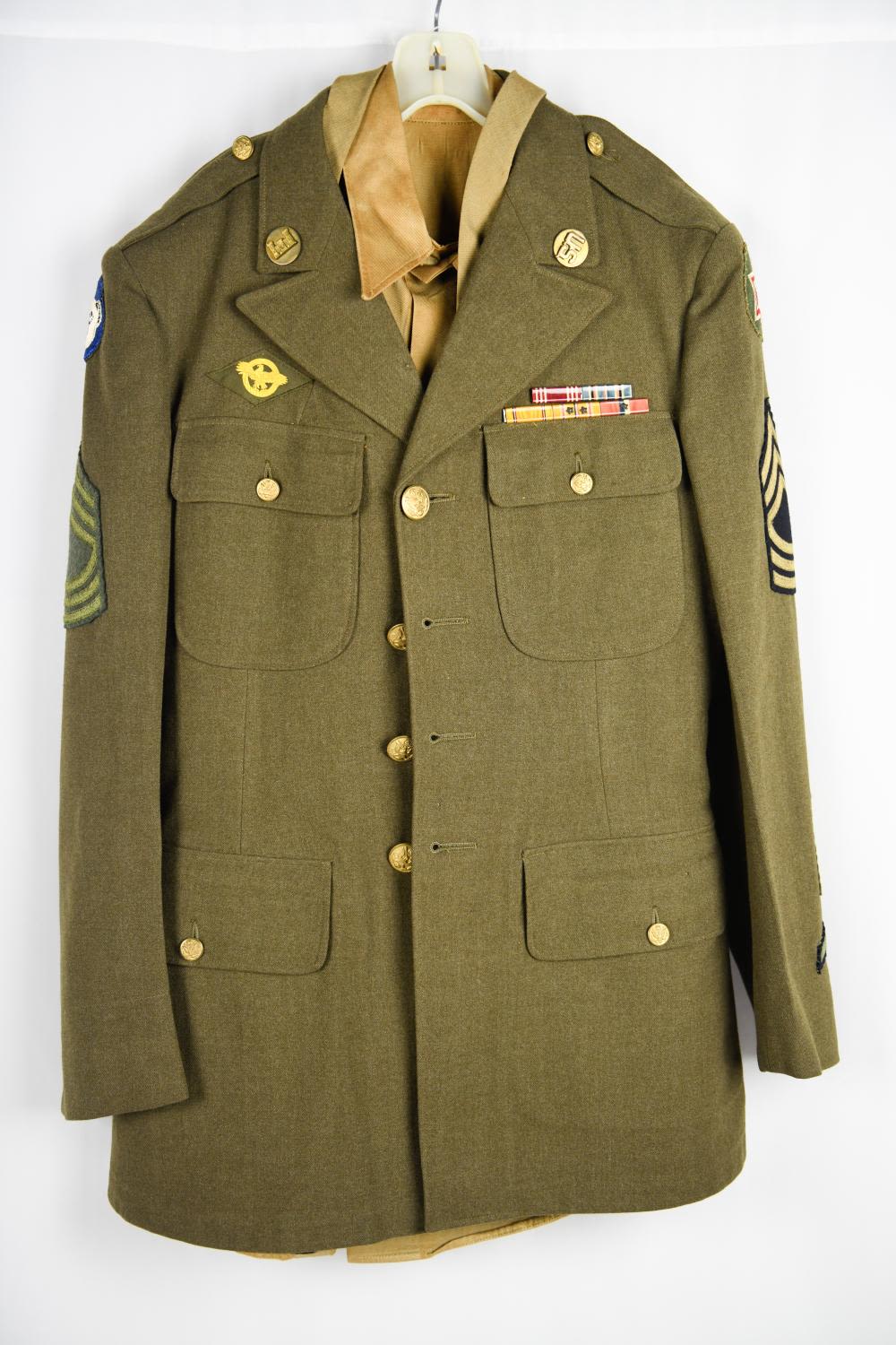 Authentic WWII Uniform of Master Sgt. John Torpey for Sale