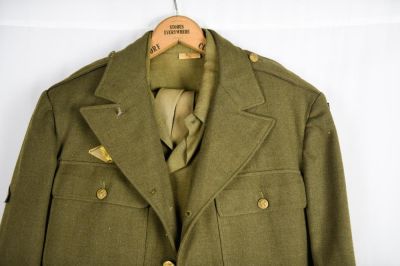 WWII US CBI Uniform Group. Nice clean China Burma India uniform group from World War II 