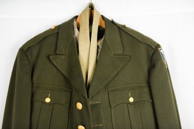 Identified WWII 4th Air Force Uniform Group. A nice identified and unresearched high-quality 
