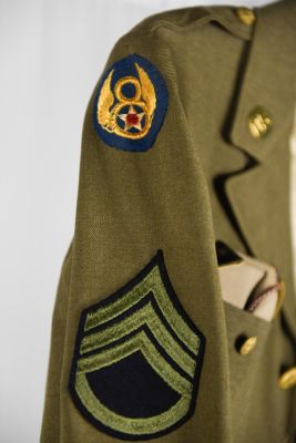 WWII US 8th Air Force Uniform Group. A nice World War II US 8th Air Force uniform group 