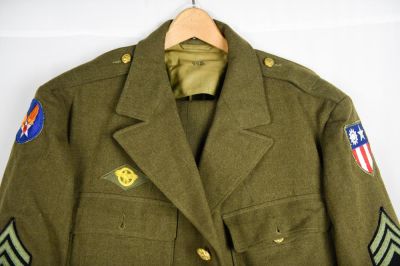 Nice WWII US Army Air Corps CBI Uniform Group. Very nice World War II, China, Burma, India AAF 