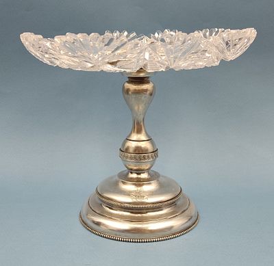 Ваза для фруктов. Фирмы Морозов. Мастер Василий Кангин. Санкт-Петербург 1908-1917-е гг.