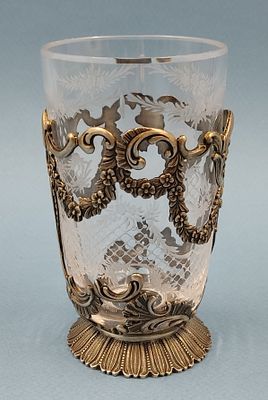 Стакан "Карл Фаберже". История в чертежах: нереализованные проекты серебряных изделий. Стакан 