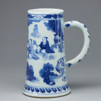 Krug, China, Qing Dynastie (Exportporzellan). Krug (Exportporzellan) China, Qing Dynastie. 