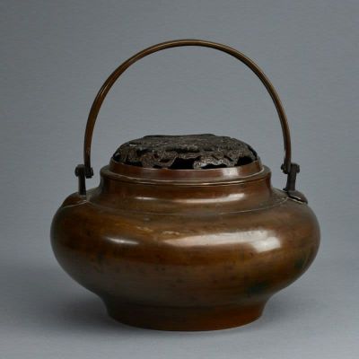 W&auml;rmebeh&auml;lter / R&auml;uchergef&auml;&szlig;, China, Qing Dynastie, um 1900. W&auml;rmebeh&auml;lter / R&auml;uchergef&auml;&szlig; China 