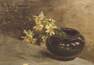 Juli Juljewitsch Klever (Jun.) 1882 Sankt Petersburg - 1942 Leningrad - Blumen in einem Krug - 