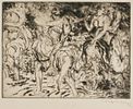 Hans Meid 
1883 Pforzheim - 1957 Ludwigsburg Konvolut - Liebespaar - Radierung/Papier. 15,8 x Image - 1
