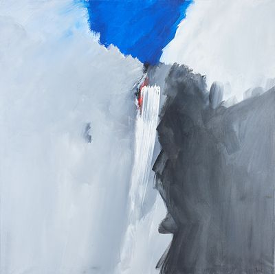 Antoni Amat 1960 - "El Cami Dels Peixos" - Acryl/Lwd. 150 x 150 cm. R&uuml;ckseitig sign., dat. und 