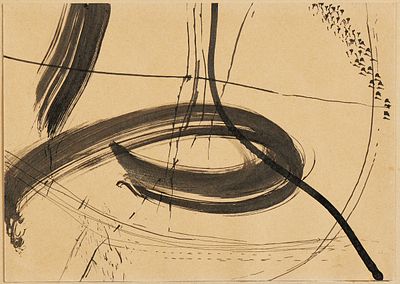 Carl Buchheister 1890 Hannover - 1964 Hannover - Ohne Titel (Komposition) - Tusche/Papier 