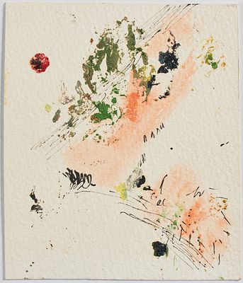 Carl Buchheister 1890 Hannover - 1964 Hannover - Ohne Titel (Komposition) - Tusche, Aquarell 