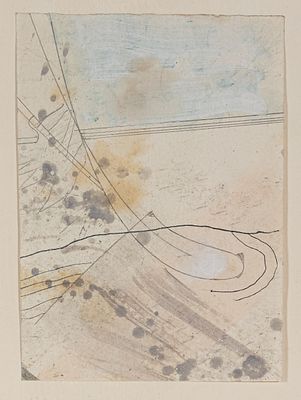 Carl Buchheister 1890 Hanover - 1964 Hanover - Untitled - Ink and watercolor/paper on 