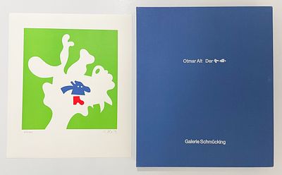 Otmar Alt - "The..." - Braunschweig, Galerie Schmücking 1972. Num. Ed.: 67/120. Half-linen with 
