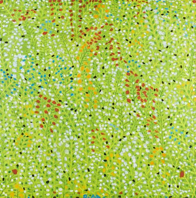 Diego Arango Arango 1946 Medellín, Colombia - "Primavera" - (1999) Oil/canvas. 170 x 170 cm. 