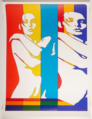 Werner Berges 1941 Cloppenburg - 2017 Schallstadt - "Distortion" - (1975) Color 