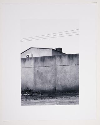 Oliver Boberg 1965 Herten - Factory Wall - (2005) C-Print/photographic paper. 50 x 40 cm. 