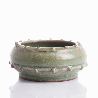 Longquan Celadon Bowl China, probably 18th century. Ceramic, glazed, beautiful celadon color 