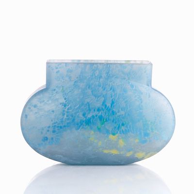 Oval Vase. Daum Frères & Cie, Verreries de Nancy circa 1910-1915. Oval Vase Daum Frères &amp; 