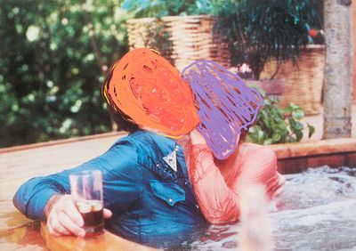 John Baldessari 1931 National City, California - 2020 Venice - "Hot Tub" - (2016) Color 