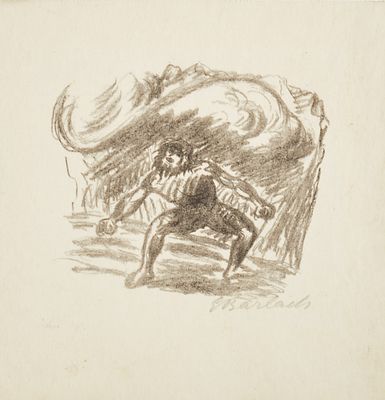 Ernst Barlach 1870 Wedel/Holstein - 1938 Rostock - "Prometheus" (The Rebel) - (1923-1924) 