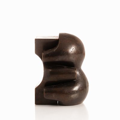 Ewald Brandt Hannover 1928 - 1983 Hanover - Lovers - Bronze. Brown patinated. H. 14 cm. Signed 