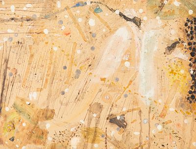 Carl Buchheister 1890 Hanover - 1964 Hanover - "Composition Trema" - (1961) Mixed media/paper 