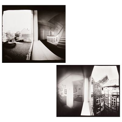 Thomas Bachler 1961 Detmold - "At the Window" - (2000) 2 silver gelatin prints/paper. 2/3. Each 