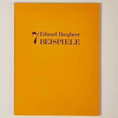 Eduard Bargheer 1901 Hamburg - 1979 Hamburg - "7 Examples" - Portfolio with 7 graphic works 