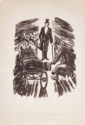 Ernst Barlach 1870 Wedel/Holstein - 1938 Rostock - "The High Lord" from "The Foundling" - 