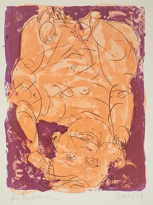 Georg Baselitz 1938 Deutschbaselitz - 2026 Salzburg - "Portrait 1938 II" - (1997) Color 