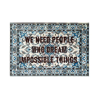 Rug Burnt Carpet WE NEED PEOPLE - Loredana Longo, Seletti. Rug Burnt Carpet WE NEED PEOPLE - 