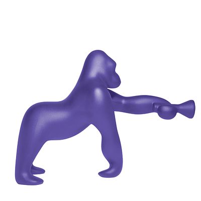 Floor Lamp Kong Blue Violet - Stefano Giovannoni, Qeeboo. Kong Blue Violet Floor Lamp - Stefano 