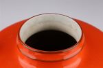 Rare Inger Persson Rorstrand Orange Pop Teapot with original strainer. 10 inches L x 6.5 W x 6 Image - 3