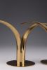Pair MCM Ivar Bjork Istad Sweden Lily Candlesticks. Pair Mid Century Modern Ivar Bjork for Istad Image - 2