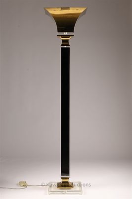 Bauer Lamp Co. Art Deco Revival Floor Lamp. Bauer Lamp Co. Art Deco Revival 1980s Hollywood 